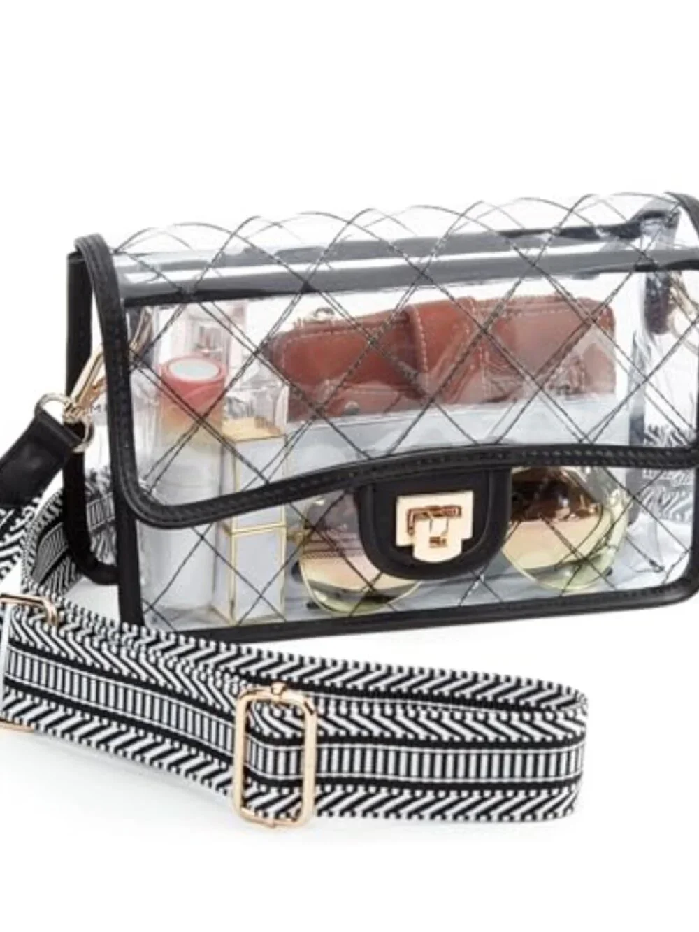 Clear Crossbody Bag Stadium Approved Transparent Shoulder Bag Concerts